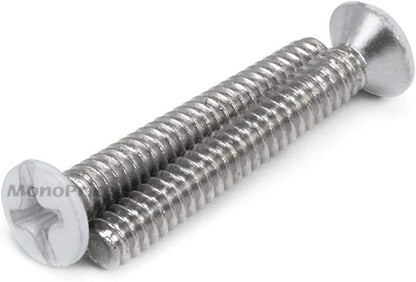 Monoprice 106725 Keystone Single Gang Wall Plate - White