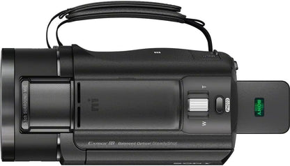 Sony FDR-AX43 4K Handycam Camcorder Bundle (Renewed)