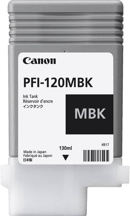 Canon PFI-120 Ink Tank Bundle Matte Black Cyan Magenta Yellow