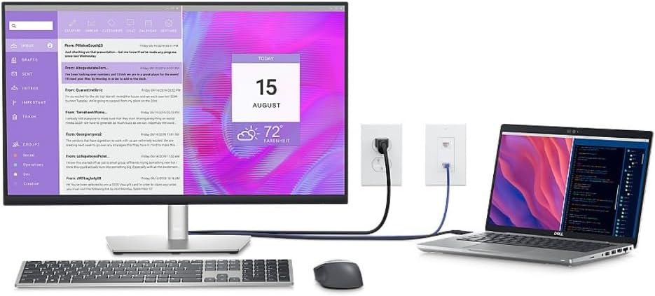 Dell P2723QE 27" 4K USB-C Hub Monitor - Black