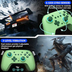 SZYUYU Wireless Switch Pro Controller with RGB Lighting