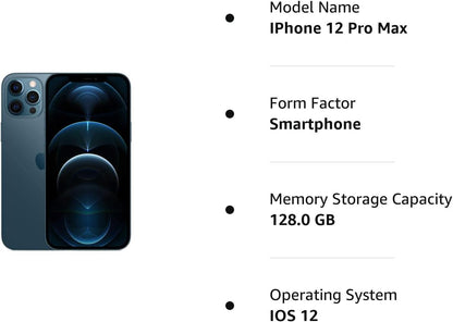 Apple iPhone 12 Pro Max 128GB Unlocked Premium Renewed