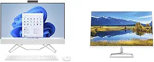 HP AMD Ryzen 7 27" All-in-One Desktop PC & Monitor Bundle
