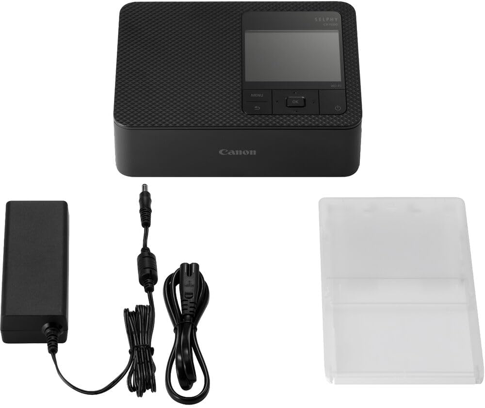 Canon 5539C001 SELPHY CP1500 Photo Printer Bundle