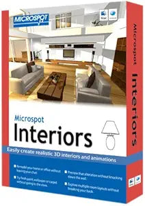 Microsoft INTS4.0 MacDraft Interiors 3D Design Software