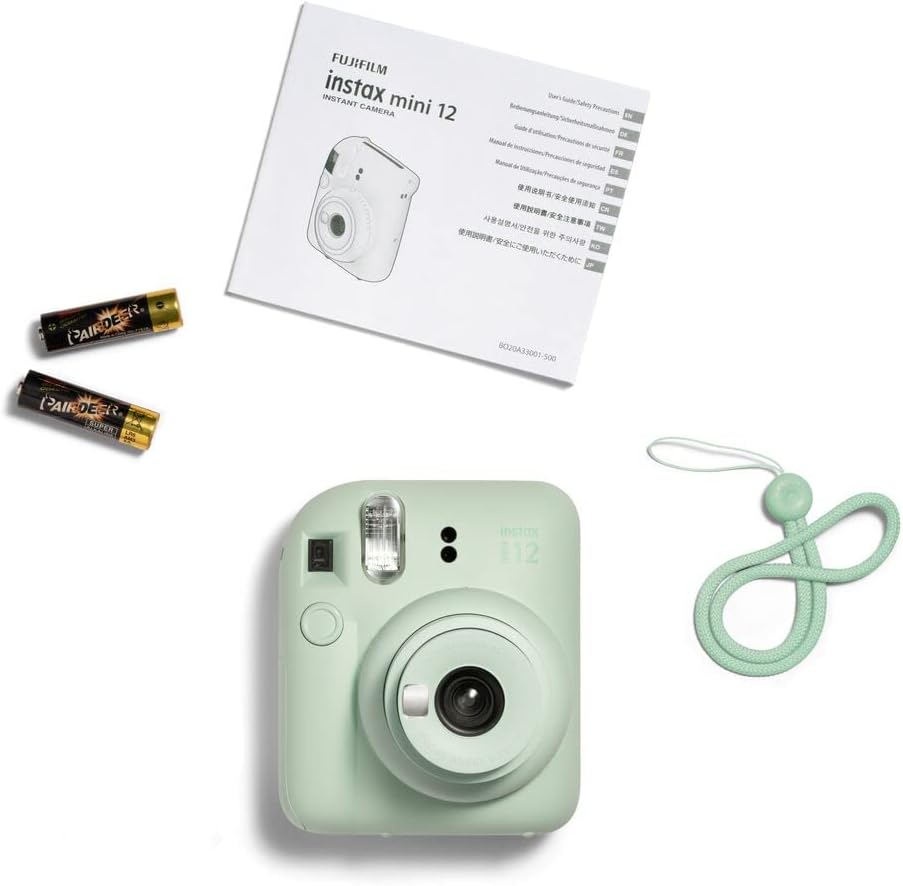 Fujifilm 16806262 Instax Mini 12 Instant Camera - Mint Green