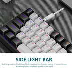 ELMWODHJ 60% Compact Wired Mechanical Gaming Keyboard
