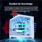 MLOONG Ryzen 5 5500 RTX 5060 Gaming Desktop PC