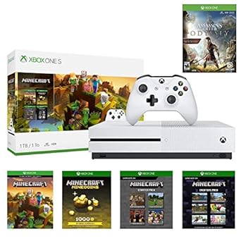 Microsoft Xbox One S 1TB Minecraft & Assassin's Creed Bundle