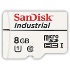 SanDisk SDSDQAF3-008G-I 8GB Industrial Micro SD Card Bundle
