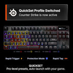 SteelSeries Apex Pro TKL Gen 3 Analog Magnetic Gaming Keyboard
