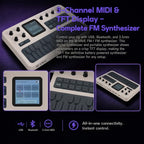 M-VAVE FM-1 Portable 6-Operator FM Synthesizer with Sequencer