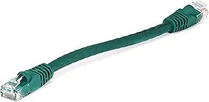 Monoprice 104976 Cat5e Ethernet Patch Cable Green 0.5ft — main product image