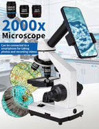 VOBU Compound Trinocular Microscope with Dual LED Illumination