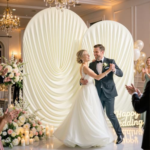 Tao-Ge Draped Stretchy Wedding Arch Backdrop Cover — main product image