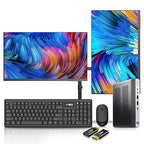 HP EliteDesk 800 G4 Mini i5 Dual Monitor Bundle Renewed