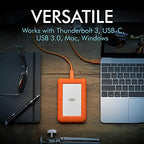 LaCie Rugged USB-C Portable External Hard Drive