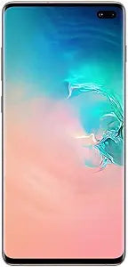 Samsung S10+ Galaxy S10 Plus 128GB Ceramic White Unlocked (Renewed)
