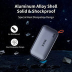 SSK Portable SSD 1TB USB-C External Solid State Drive
