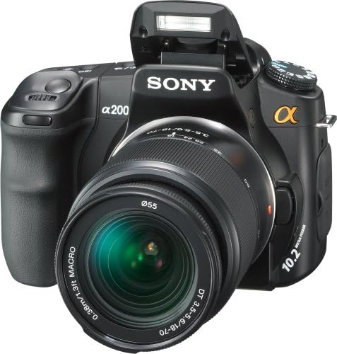 Sony B00125MHVM Alpha A200K DSLR Camera 18-70mm Lens