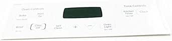 GE WB27T11014 Oven Range Faceplate Graphics