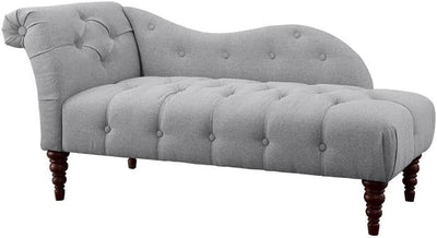 Lexicon Blue Hill Traditional Fabric Chaise - Dove Gray
