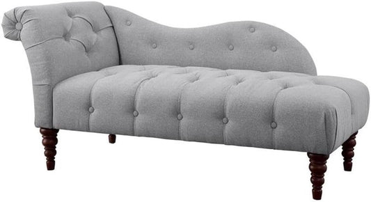 Lexicon Blue Hill Traditional Fabric Chaise - Dove Gray
