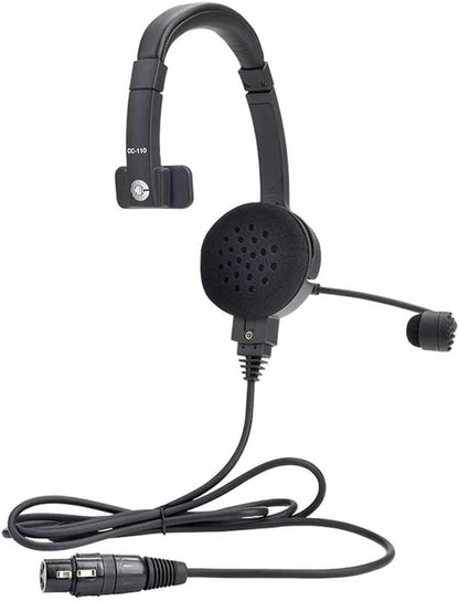 Clear-Com CC-110-X4 Single Ear Headset - 4 Pin XLR