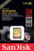 SanDisk SDSDXN-128G-G46 Extreme 128GB SDXC Card UHS-I U3