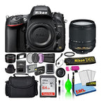 Nikon D610 DSLR 18-140mm VR Lens Deluxe Bundle (Renewed)