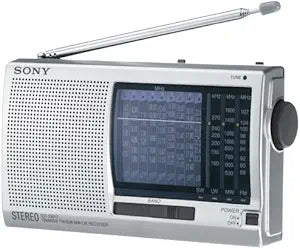 Sony ICFSW11 World Band Radio 12-Band Portable Receiver