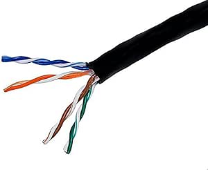 Monoprice 12756 1000ft Cat5e CMR Ethernet Cable Black