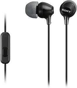 Sony MDR-EX14APB In-Ear Headphones with Mic - Black