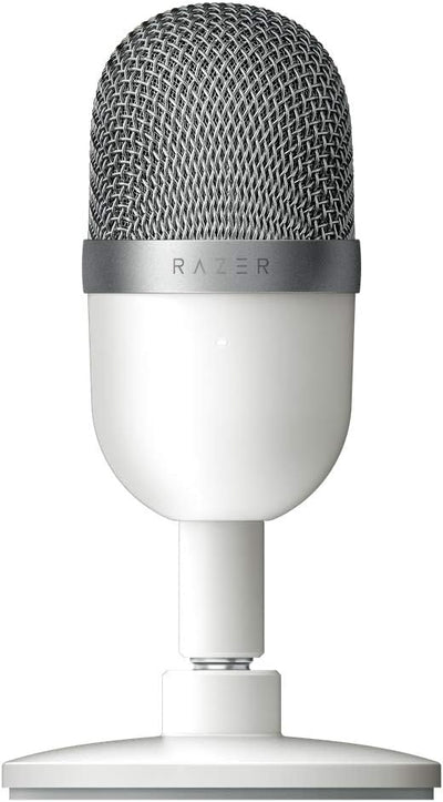 Razer RZ19-03450300-R3M1 Seiren Mini USB Microphone - Mercury White (Renewed)