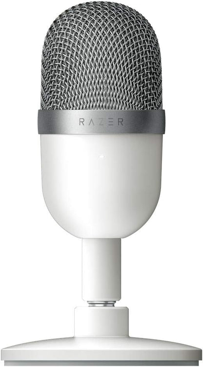 Razer RZ19-03450300-R3M1 Seiren Mini USB Microphone - Mercury White (Renewed)