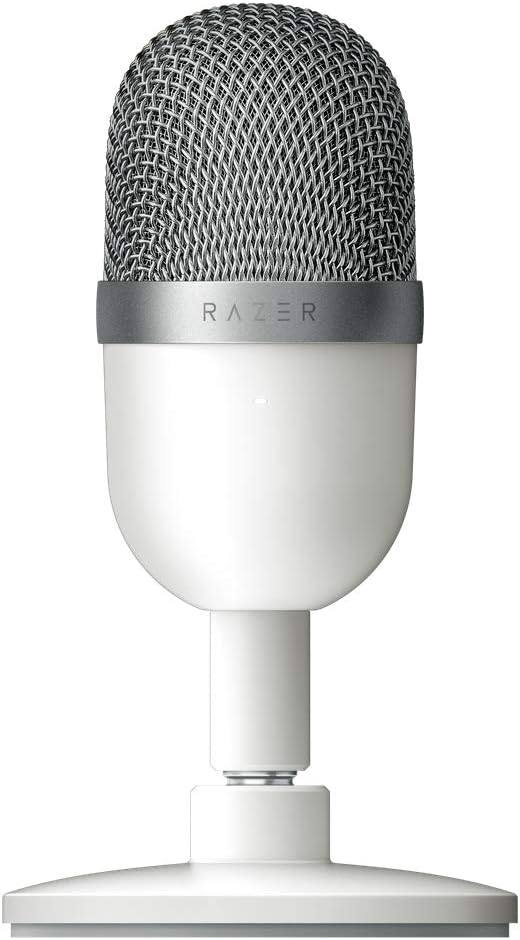 Razer RZ19-03450300-R3M1 Seiren Mini USB Microphone - Mercury White (Renewed)