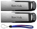 SanDisk Ultra Flair 3.0 64GB Flash Drive 2-Pack Bundle