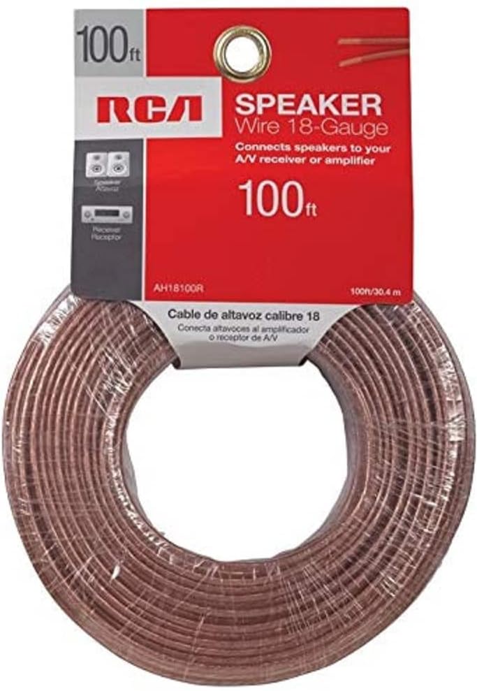 RCA AH18100R 100 ft. 18-Gauge Speaker Wire