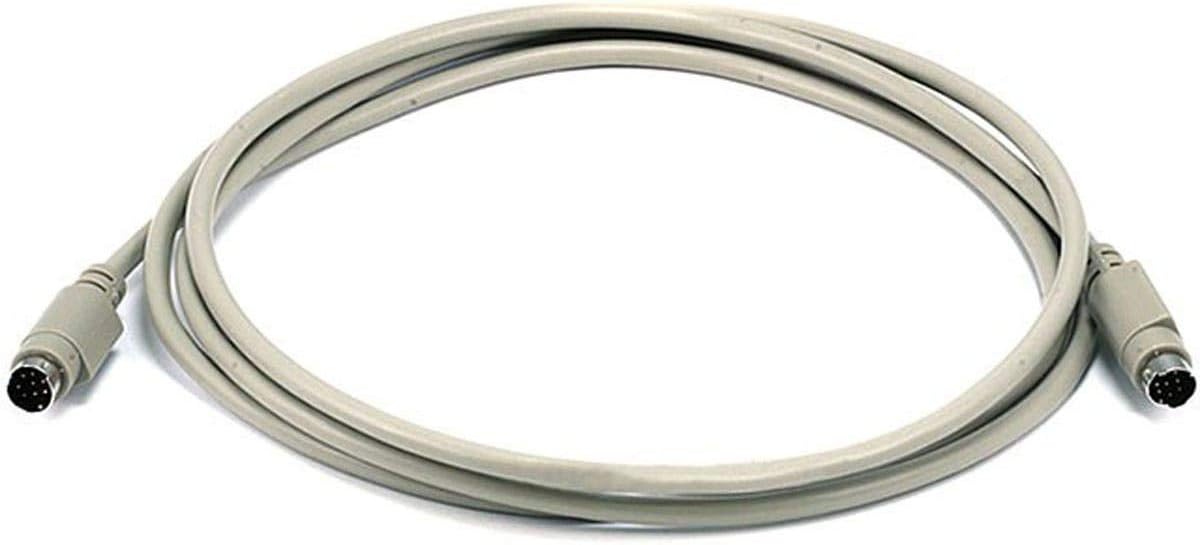 Monoprice 100517 6ft MDIN8 M/M Cable - Mac+ Imagewriter II Beige
