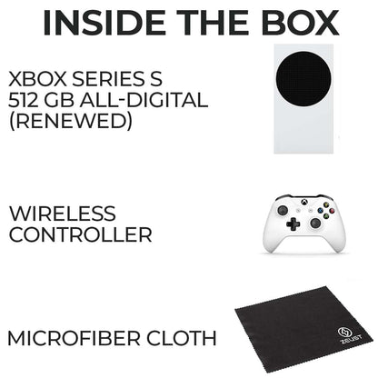 Microsoft Xbox Series S 512GB Console Bundle - Renewed