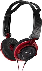 Panasonic RP-DJS150E-R DJ Headphones - Red — main product image