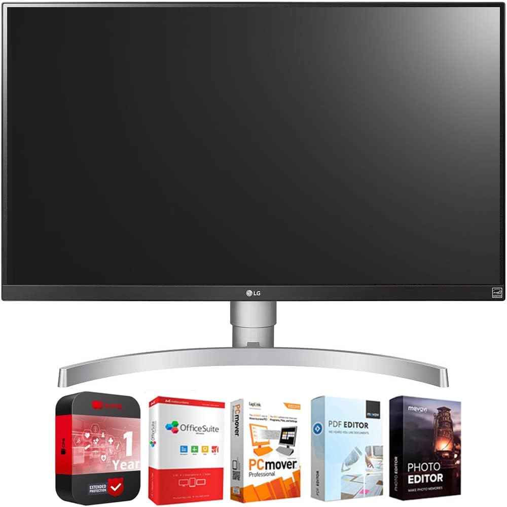 LG 27UK650W 27" 4K HDR IPS Monitor Bundle