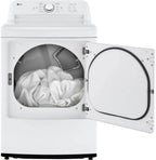 LG DLE6100W 7.3 Cu. Ft. Electric Smart Dryer White