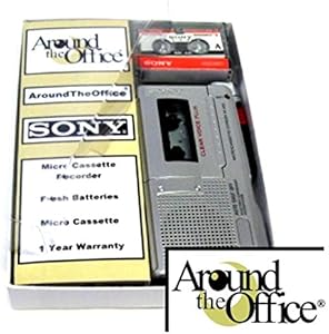 Sony 4330378801 M-455 Microcassette Handheld Voice Recorder — main product image