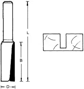 Hitachi 754133 Milling Cutter HM Groove Axle