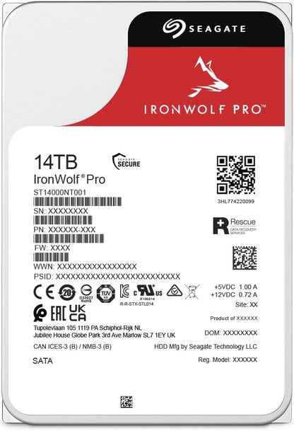 Seagate ST14000NE0008 IronWolf Pro 14TB NAS Hard Drive