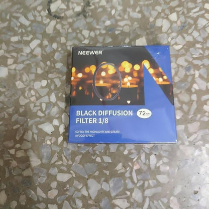 Neewer 10101062 72mm Black Diffusion 1/8 Filter