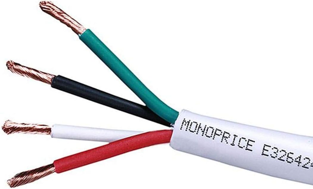 Monoprice 103844 12AWG CL2 Speaker Cable 250ft In-Wall