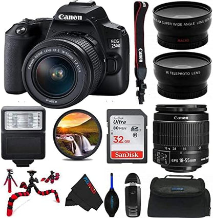Canon EOS 250D Rebel SL3 DSLR 18-55mm Lens Kit