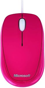 Microsoft U81-00048 Compact Optical Mouse 500 V2 - Pomegranate Red